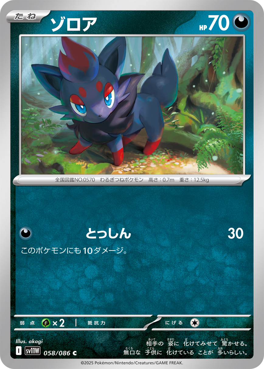 ゾロア【C】{058/086} [SV11W]